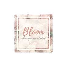 Load image into Gallery viewer, Personalised Sandstone Coaster 'Live in the Moment'