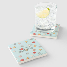 Load image into Gallery viewer, Personalised Christmas Sandstone Coaster - 6 Designs