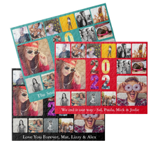 Load image into Gallery viewer, Photo Collage 2022 Custom Jigsaw 300 Pieces (Almost A3 Size)