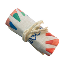 Load image into Gallery viewer, Personalised Linen Look Artist Pencil Holder Roll