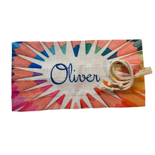 Load image into Gallery viewer, Personalised Linen Look Artist Pencil Holder Roll