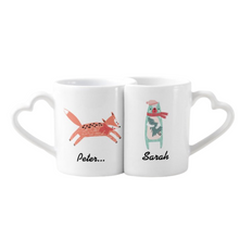 Load image into Gallery viewer, Personalised LOVERS Christmas Mugs- 6 Designs