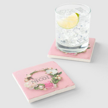 Load image into Gallery viewer, Personalised Christmas Sandstone Coaster - 6 Designs