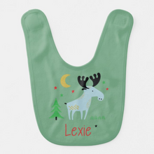 Load image into Gallery viewer, Personalised Christmas Baby Bibs TWIN Pack - 12 Designs