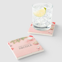Load image into Gallery viewer, Personalised Christmas Sandstone Coaster - 6 Designs