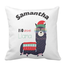 Load image into Gallery viewer, Personalised White Thick Christmas Cushion 15 Designs