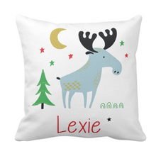 Load image into Gallery viewer, Personalised White Thick Christmas Cushion 15 Designs