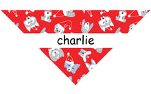 Load image into Gallery viewer, Cool Designs Quality Pet Bandanas - 10 Personalised Styles