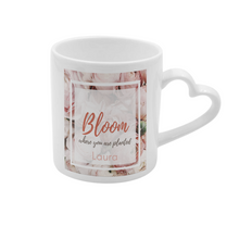 Load image into Gallery viewer, Personalised Sandstone Coast & Heart Mug Set