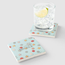 Load image into Gallery viewer, Personalised Christmas Sandstone Coaster  - 6 Designs
