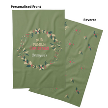 Load image into Gallery viewer, Personalised Christmas Waffle Tea Towels Twin Pack  - 9 Designs
