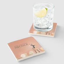 Load image into Gallery viewer, Personalised Christmas Sandstone Coaster  - 6 Designs
