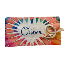 Load image into Gallery viewer, Personalised  Linen Look Artist Pencil Holder Roll
