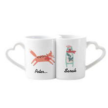 Load image into Gallery viewer, Personalised LOVERS Christmas Mugs- 6 Designs
