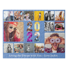 Load image into Gallery viewer, Photo Collage 2022 Custom Jigsaw 300 Pieces (Almost A3 Size)
