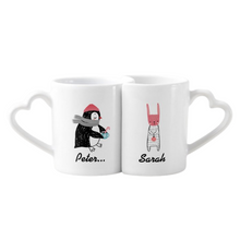 Load image into Gallery viewer, Personalised LOVERS Christmas Mugs- 6 Designs
