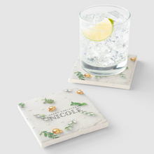 Load image into Gallery viewer, Personalised Christmas Sandstone Coaster  - 6 Designs
