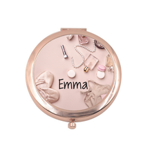 Load image into Gallery viewer, Ballet Dance Gift Personalised Compact Mirrors  - 8 Designs
