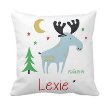 Load image into Gallery viewer, Personalised White Thick Christmas Cushion 15 Designs
